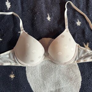 Victoria's Secret Cream Dot Bra
